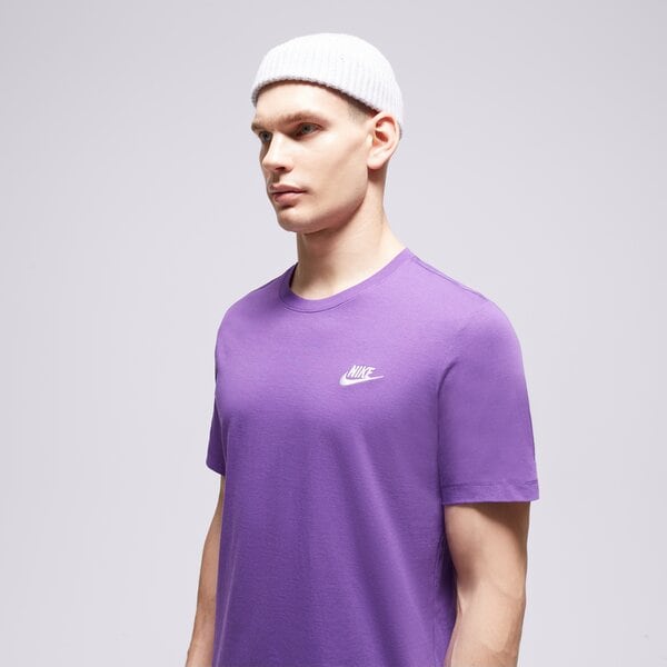 Vīriešu t krekli NIKE T KREKLS SPORTSWEAR CLUB ar4997-599 krāsa violeta