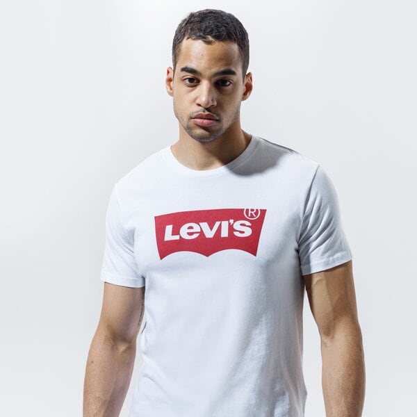 Vīriešu t krekli LEVI'S T-SHIRT GRAPHIC SET-IN NECK 17783-0140 krāsa balta