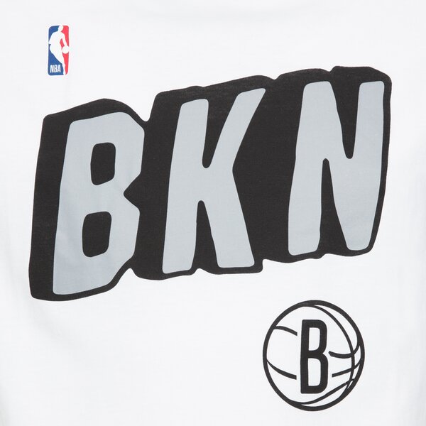 Vīriešu t krekli NIKE T SHIRT BROOKLYN NETS dr6704-100 krāsa balta