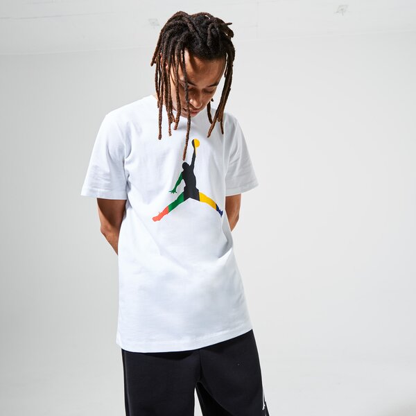 Vīriešu t krekli JORDAN T-SHIRT M J SPRT DNA JUMPMAN SS CREW cu1974-100 krāsa balta