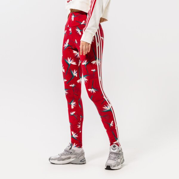 Sieviešu bikses ADIDAS LEGGINGS THEBE MAGUGU X ADIDAS hk5214 krāsa sarkana