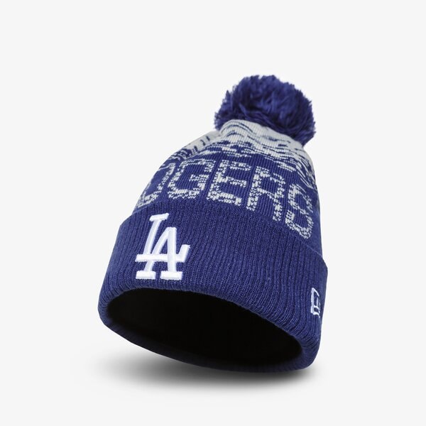 Vīriešu ziemas cepure NEW ERA CEPURE ZIEMAS MLB SPORT KNIT LA DODGERS LOS ANGELES  11796967 krāsa tumši zila