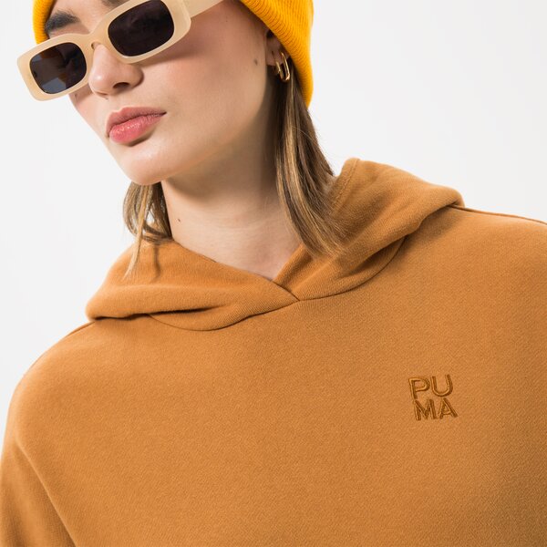 Sieviešu džemperis PUMA  DŽEMPERIS AR KAPUCI  PUMA INFUSE OVERSIZED HOODIE 535643-74 krāsa dzeltena