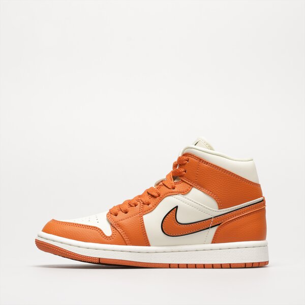 Sporta apavi sievietēm AIR JORDAN 1 MID SE dv1302-100 krāsa oranža