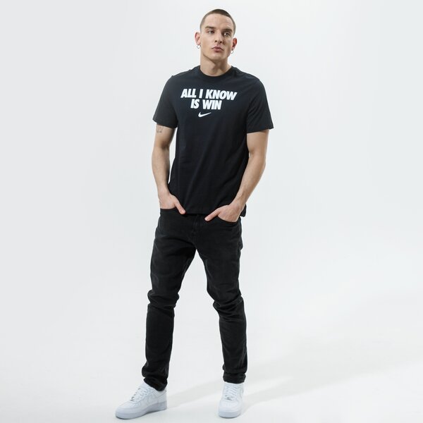 Vīriešu t krekli NIKE T-KREKLS "ALL I KNOW IS WIN" NBA dd0773-010 krāsa melna