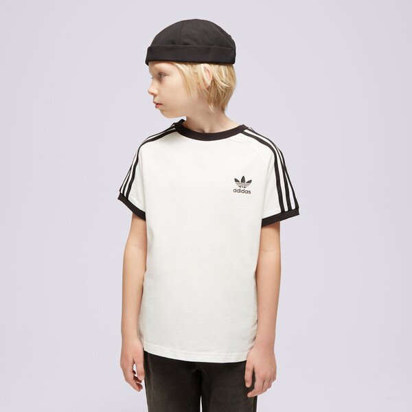 T krekli bērniem ADIDAS T-KREKLS 3STRIPES TEE BOY hk0265 krāsa melna