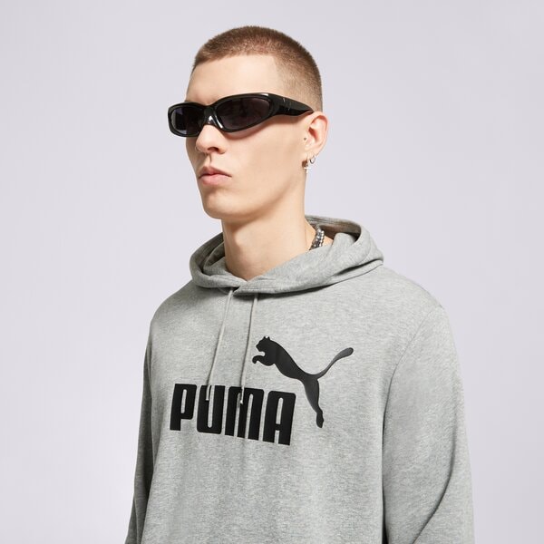 Vīriešu džemperis PUMA DŽEMPERIS ESS BIG LOGO HOODIE 58668803 krāsa pelēka