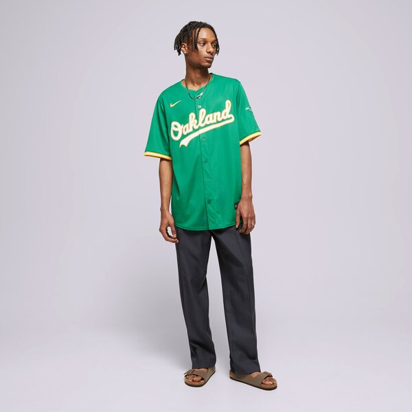 NIKE KREKLS OAKLAND ATHLETICS MLB t7lm-fza1-fz-l23 krāsa zaļa