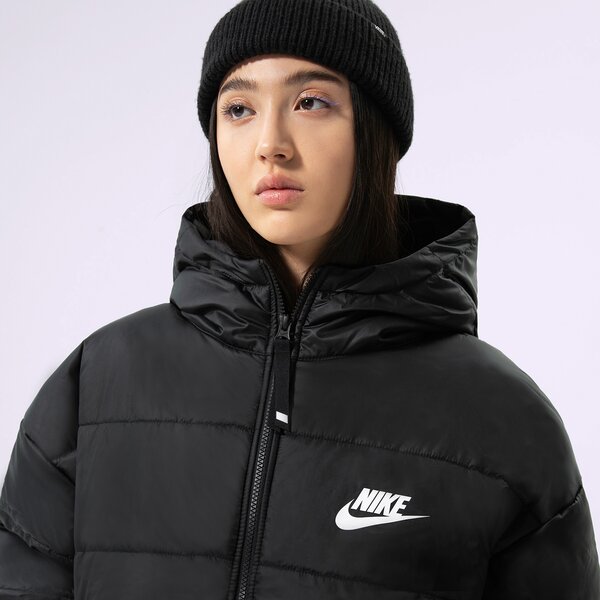 Sieviešu ziemas jaka NIKE SWOOSH PARKA JACKET dx1798-010 krāsa melna