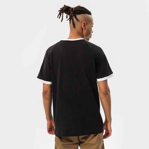 Vīriešu t krekli ADIDAS T-KREKLS 3-STRIPES TEE gn3495 krāsa melna