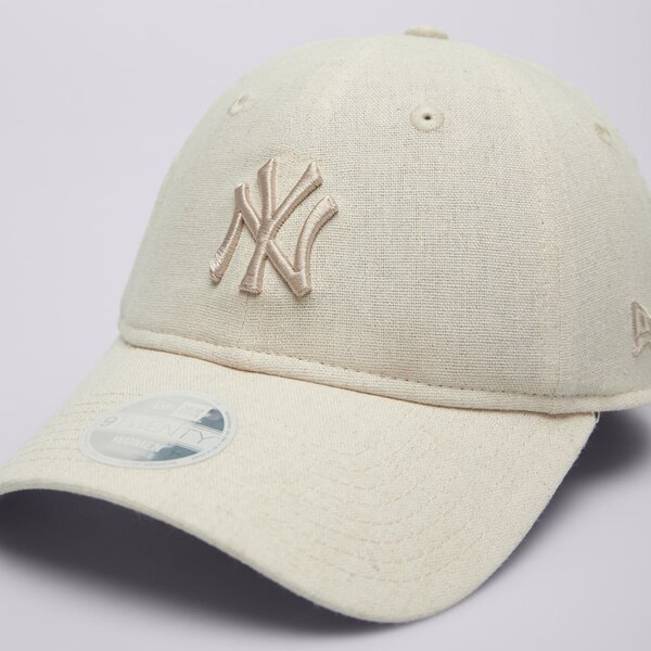 Sieviešu cepure ar nagu NEW ERA CEPURE WMNS LINEN 920 NYY NEW YORK YANKEES 60667643 krāsa bēša
