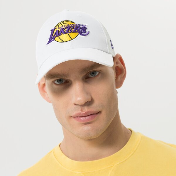 Vīriešu cepure ar nagu NEW ERA CEPURE 940 TRUCKER LAKERS LOS ANGELES LAKERS WHIOTC 60240403 krāsa balta