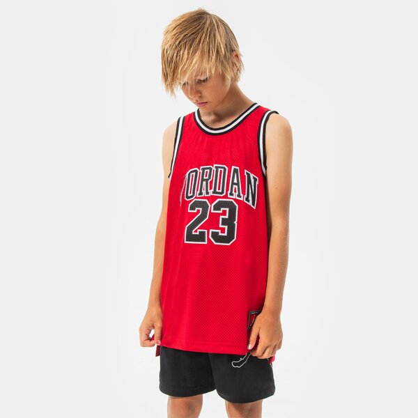 T krekli bērniem JORDAN T-SHIRT JORDAN 23 JERSEY B 95a773-r78 krāsa sarkana
