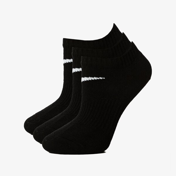 Sieviešu zeķes NIKE ZEĶES 3PPK LIGKT PEDINAS BLACK sx47050-010 krāsa melna