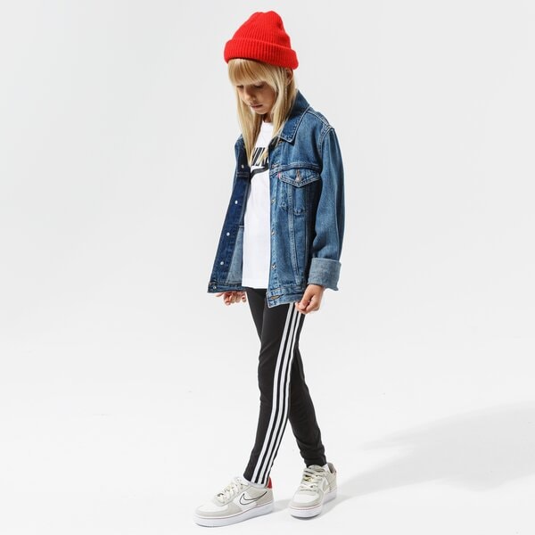 Bērnu bikses ADIDAS BIKSES 3STRIPES LEGG GIRL ed7820 krāsa melna