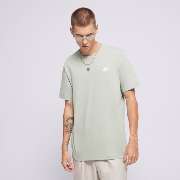 Vīriešu t krekli NIKE T-SHIRT SPORTSWEAR CLUB ar4997-371 krāsa zaļa