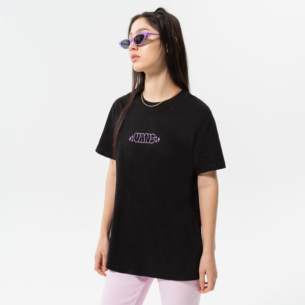 Krekli sievietēm VANS T-SHIRT DISCHORD BFF SS vn0a7tn2blk1 krāsa melna