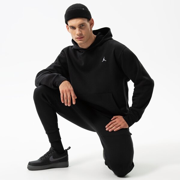 Vīriešu džemperis JORDAN  DŽEMPERIS AR KAPUCI  M J ESS FLC PO HOODIE dq7466-010 krāsa melna