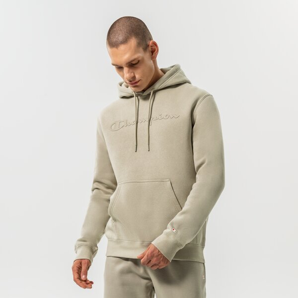 Vīriešu džemperis CHAMPION  DŽEMPERIS AR KAPUCI  HOODED SWEATSHIRT 218282es066 krāsa pelēka
