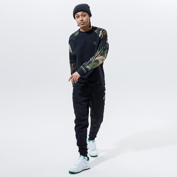 Vīriešu džemperis ADIDAS DŽEMPERIS CAMO CREW gn1858 krāsa melna