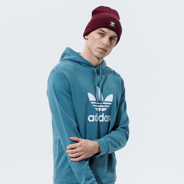 Vīriešu džemperis ADIDAS  DŽEMPERIS AR KAPUCI  TREFOIL HOODIE gn3461 krāsa zila