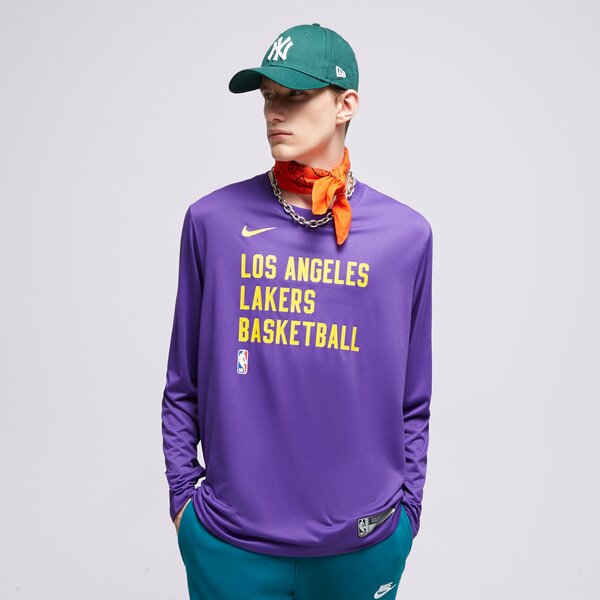 Vīriešu t krekli NIKE T-KREKLS LAL M NK DF ES PRT LS TEE NBA fd9953-504 krāsa violeta