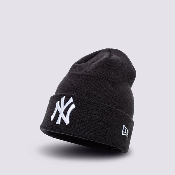 Vīriešu ziemas cepure NEW ERA CEPURE ZIEMAS MLB CUFF KNIT NYY BLK NEW YORK YANKEES 12122728 krāsa melna