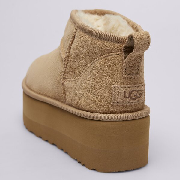 Casual sievietēm UGG CLASSIC ULTRA MINI PLATFORM 1135092-san krāsa bēša