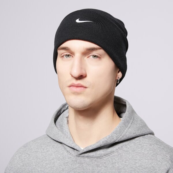 Sieviešu ziemas cepure NIKE CEPURE U NK PEAK BEANIE TC SWSH F24 L hf0187-010 krāsa melna