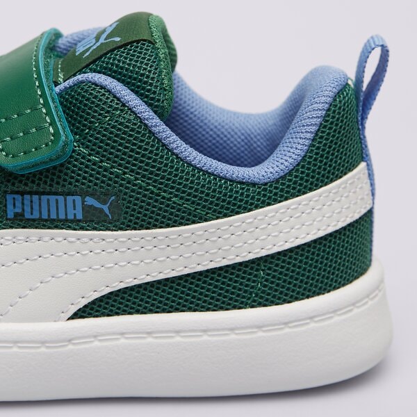 Sporta apavi bērniem PUMA COURTFLEX V2 MESH V INF 37175918 krāsa zaļa