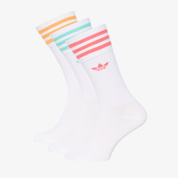Sieviešu zeķes ADIDAS ZEĶES SOLID CREW SOCK hc9562 krāsa balta