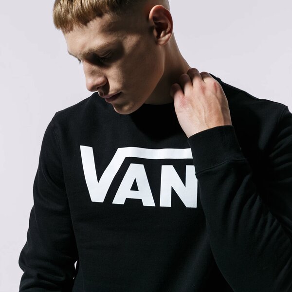 Vīriešu džemperis VANS DŽEMPERIS VANS CLASSIC CREW II vn0a456ay281 krāsa melna
