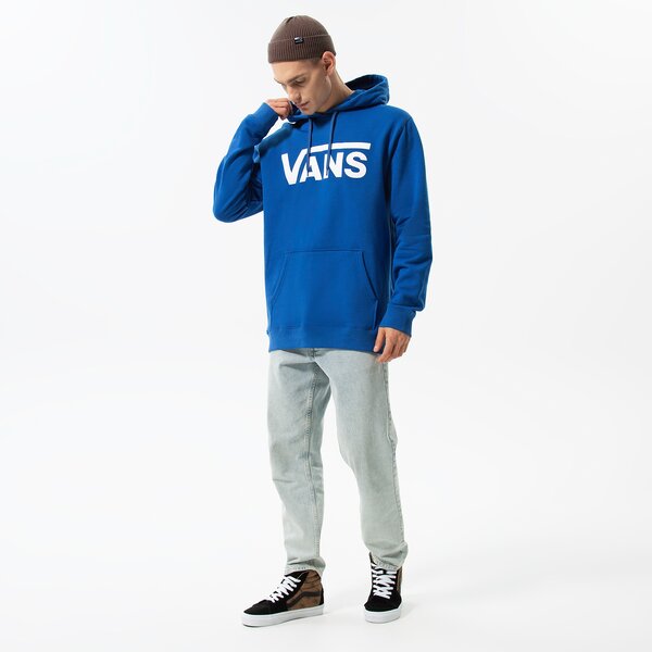 Vīriešu džemperis VANS  DŽEMPERIS AR KAPUCI    VANS CLASSIC PO HOODIE II vn0a456b7wm1 krāsa tumši zila