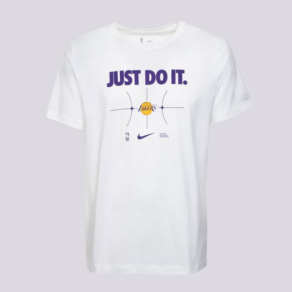 Vīriešu t krekli NIKE T-SHIRT LAL M NK ES NBA JDI SS TEE fq6282-100 krāsa balta