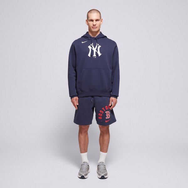 Vīriešu džemperis NIKE  DŽEMPERIS AR KAPUCI  MLB LOGO CLUB FLEECE HOOD NEW YOR nkdk-44b-nk-ckx krāsa tumši zila