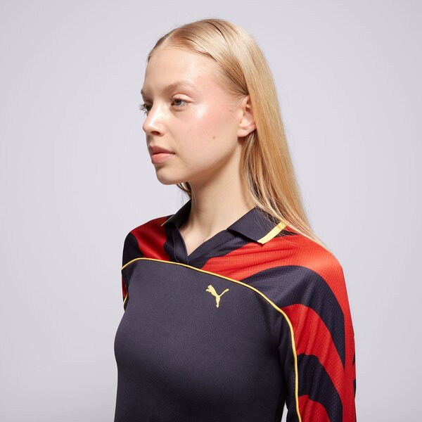 Krekli sievietēm PUMA T-SHIRT FOOTBALL JERSEY BABY TEE 629789 16 krāsa tumši zila