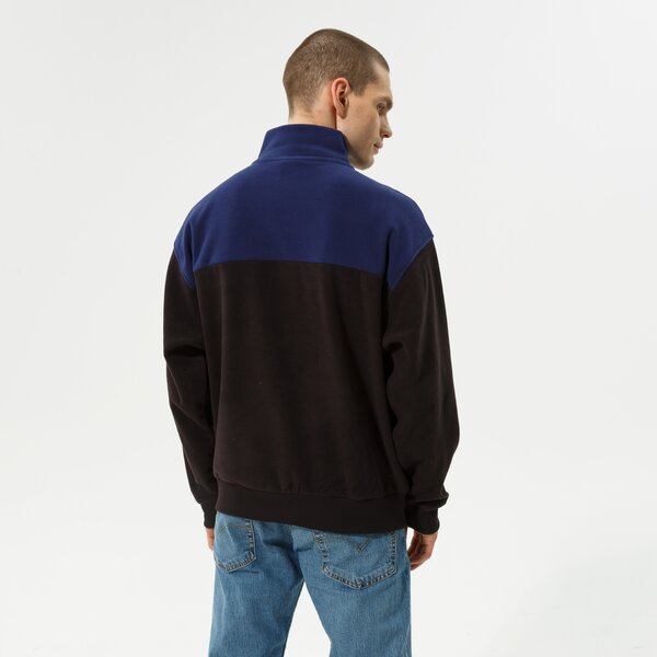 Vīriešu džemperis NEW ERA DŽEMPERIS NEW ERA COLOURBLOCK QUARTER ZIP 12893059 krāsa melna