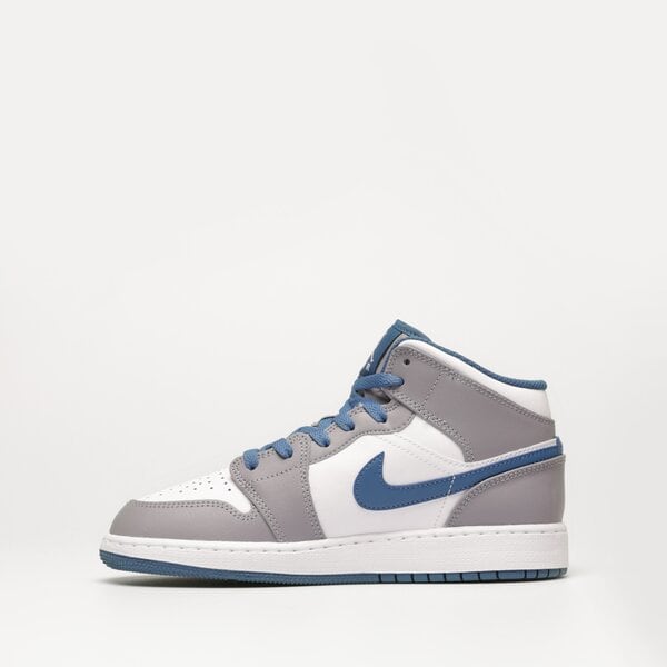Sporta apavi bērniem AIR JORDAN 1 MID (GS) dq8423-014 krāsa pelēka