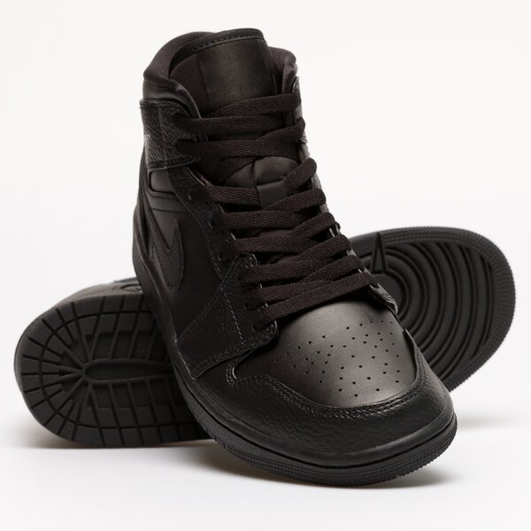 Sporta apavi vīriešiem JORDAN AIR 1 MID  554724-091 krāsa melna