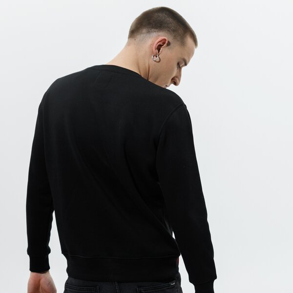 Vīriešu džemperis ALPHA INDUSTRIES DŽEMPERIS   BASIC SWEATER SMALL LOGO 188307-03 krāsa melna