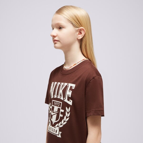 T krekli bērniem NIKE T-KREKLS G NSW TREND BF TEE GIRL fz4724-227 krāsa brūna