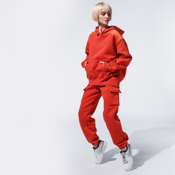 Sieviešu džemperis NIKE  DŽEMPERIS AR KAPUCI  W NSW PO HOODIE FLC UU dd3605-852 krāsa oranža