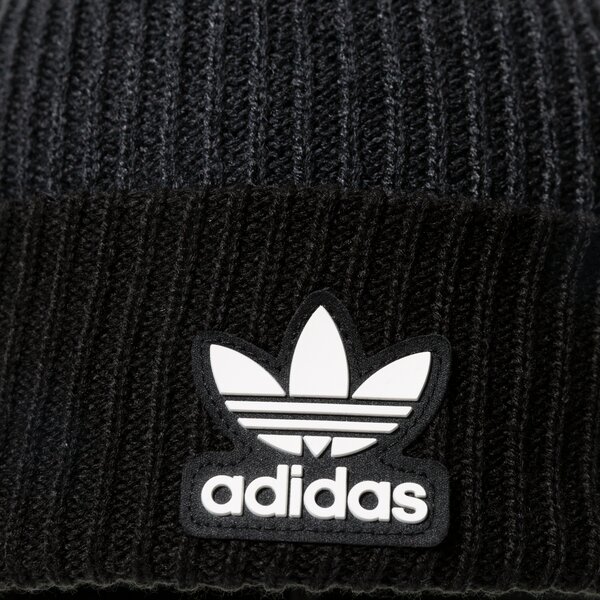 Sieviešu ziemas cepure ADIDAS CEPURE ZIEMAS AC POM BEANIE h35510 krāsa melna