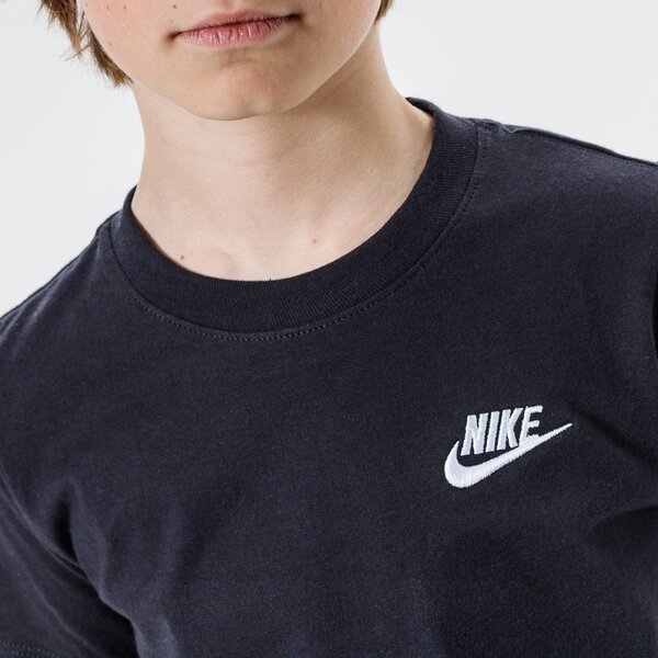 T krekli bērniem NIKE T-SHIRT SPORTSWEAR B ar5254-010 krāsa melna