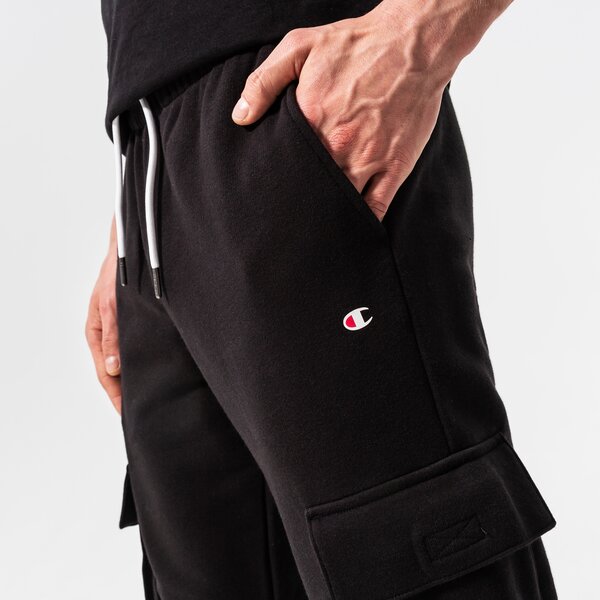 Vīriešu bikses CHAMPION BIKSES RIB CUFF CARGO PANT 217421kk001 krāsa melna