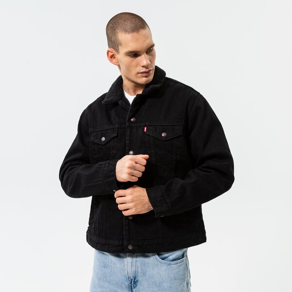 Vīriešu jaka LEVI'S JAKA TYPE 3 SHERPA TRUCKER 16365-0100 krāsa melna