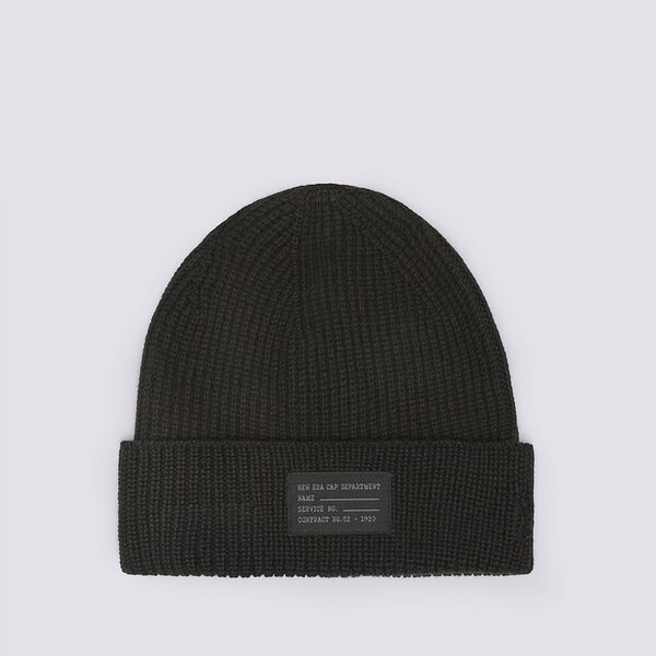 Vīriešu ziemas cepure NEW ERA CEPURE WOOL MIX WATCH BEANIE NEW ERA BLK 60285122 krāsa melna