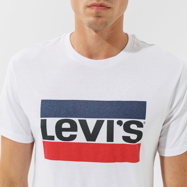 Vīriešu t krekli LEVI'S T-SHIRT SPORTSWEAR LOGO GRAPHIC 396360000 krāsa balta