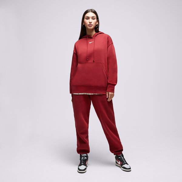 Sieviešu džemperis NIKE DŽEMPERIS W NSW PHNX FLC OS PO HOODIE dq5860-677 krāsa bordo