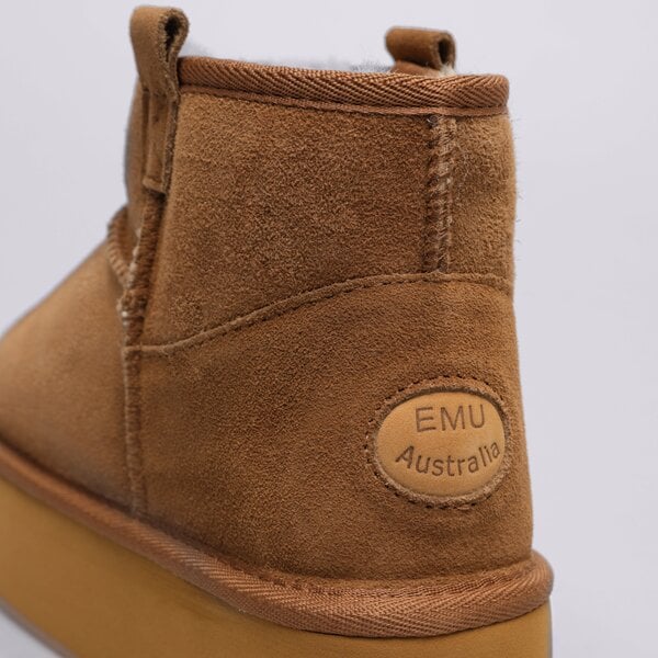 Casual sievietēm EMU AUSTRALIA FOYFLATFORM MICRO w13073chestnut krāsa brūna